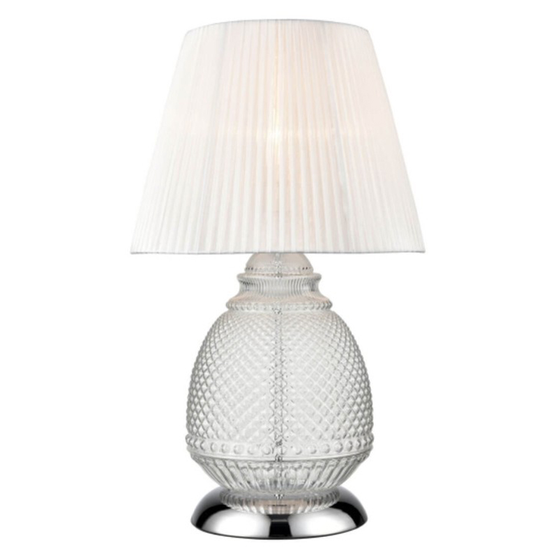 Настольная лампа Gloria Table Lamp Прозрачное Стекло Белый Настольная лампа Gloria Table Lamp Прозрачное Стекло Белый в Твери | Loft Concept