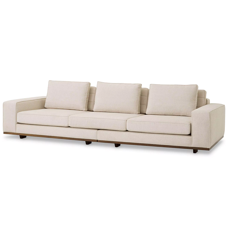 Диван Eichholtz Sofa Aurora L Бежевый Коричневый Диван Eichholtz Sofa Aurora L Бежевый Коричневый в Твери | Loft Concept