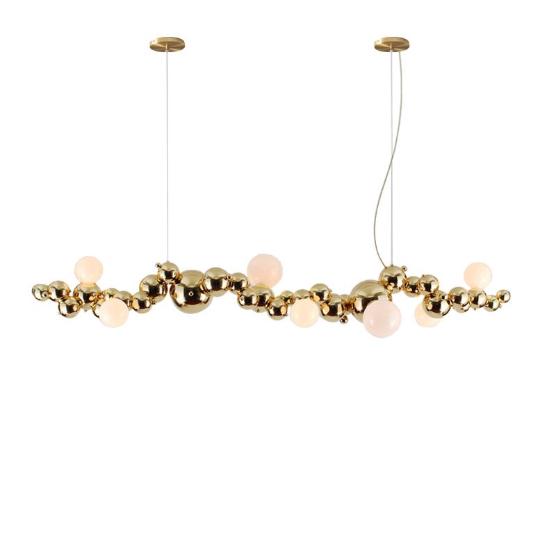 Люстра BUBBLY 8 BY ROSIE LI TRIODE DESIGN Глянцевое золото Люстра BUBBLY 8 BY ROSIE LI TRIODE DESIGN Глянцевое золото в Твери | Loft Concept