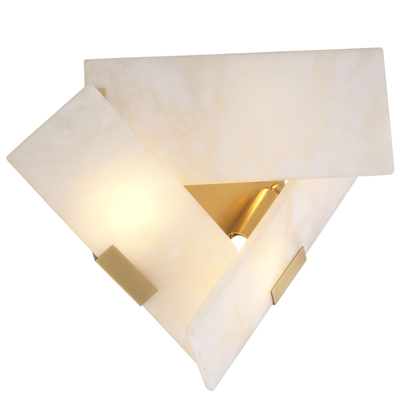 Бра Eichholtz Wall Lamp Bella Bianco Латунь Белый Бра Eichholtz Wall Lamp Bella Bianco Латунь Белый в Твери | Loft Concept