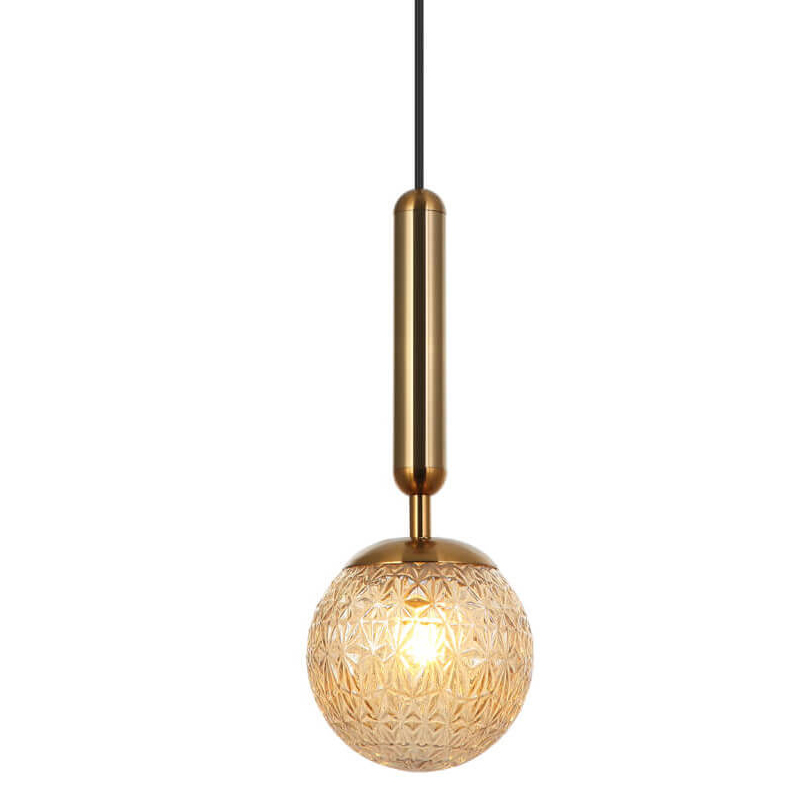 Подвесной светильник Perforated Glass Bubbles brown Бронза Коричневый Подвесной светильник Perforated Glass Bubbles brown Бронза Коричневый в Твери | Loft Concept