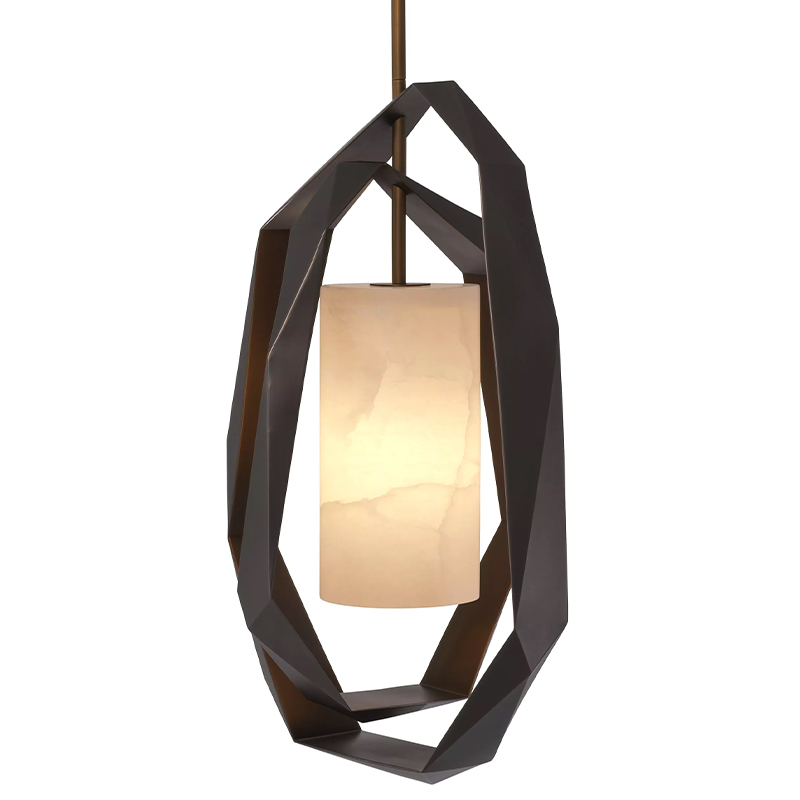 Подвесной светильник Eichholtz Chandelier Santos Double Бежевый Винтажная латунь Подвесной светильник Eichholtz Chandelier Santos Double Бежевый Винтажная латунь в Твери | Loft Concept