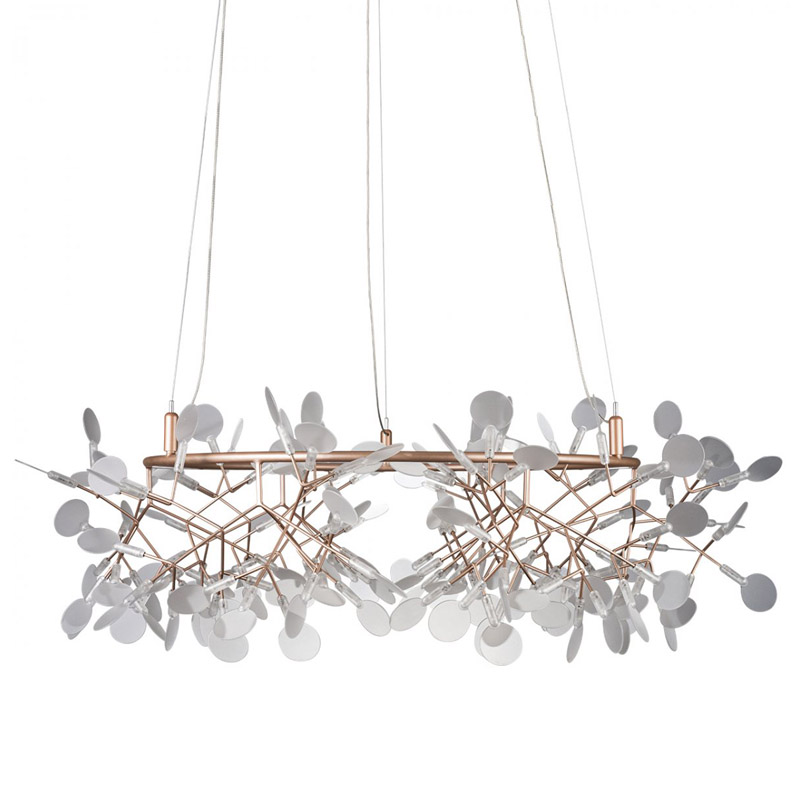 Люстра Heracleum rose gold 100 Розовое золото Белый Люстра Heracleum rose gold 100 Розовое золото Белый в Твери | Loft Concept