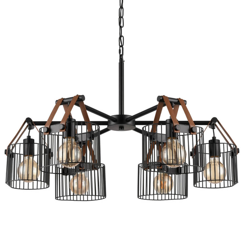 Люстра Cage Wire Color D76 Черный Люстра Cage Wire Color D76 Черный в Твери | Loft Concept