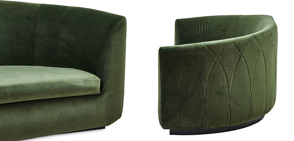 Диван Alessandro Sofa forest green Диван Alessandro Sofa forest green - Loft-Concept в Твери