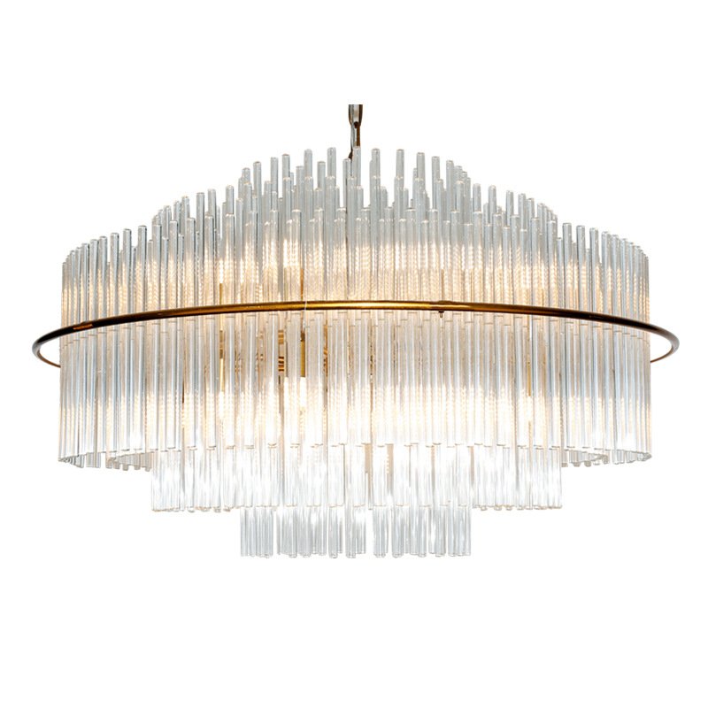 Люстра Nembus KEBO STILL ROUND CHANDELIER Латунь Прозрачный Люстра Nembus KEBO STILL ROUND CHANDELIER Латунь Прозрачный в Твери | Loft Concept