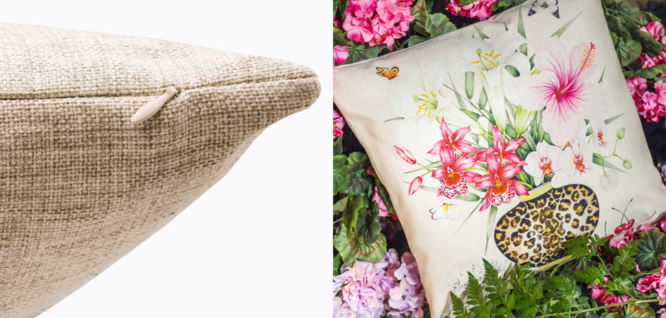 Декоративная подушка Hibiscus and Orchids Pillow Декоративная подушка Hibiscus and Orchids Pillow - Loft-Concept в Твери