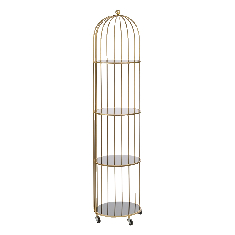 Стеллаж Cage Rack Gold Золотой Стеллаж Cage Rack Gold Золотой в Твери | Loft Concept