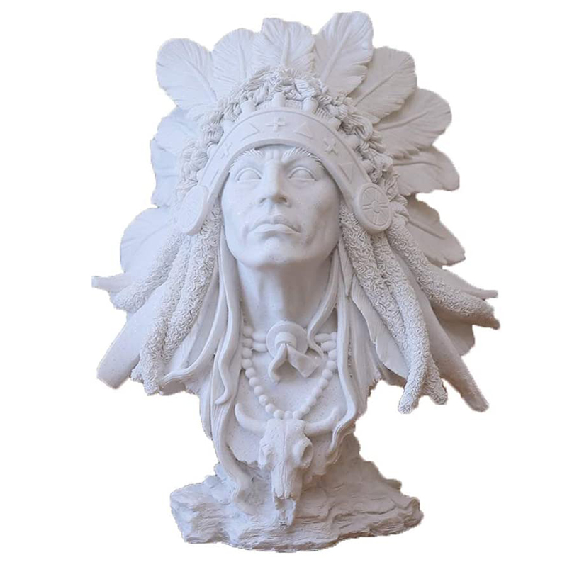 Native american indian figurine A Белый в Твери | Loft Concept 