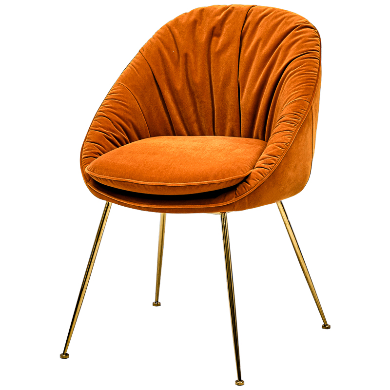 Стул Perrers Stool Orange Оранжевый Глянцевое золото Стул Perrers Stool Orange Оранжевый Глянцевое золото в Твери | Loft Concept
