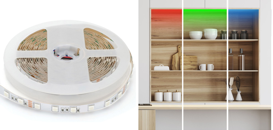 Светодиодная лента 15W/m 60LED/m 5050SMD разноцветная 5M Светодиодная лента 15W/m 60LED/m 5050SMD разноцветная 5M - Loft-Concept в Твери