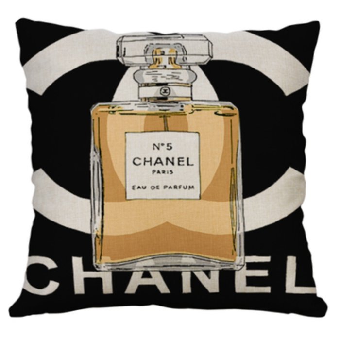 Декоративная подушка CHANEL III Черный Желтый Декоративная подушка CHANEL III Черный Желтый в Твери | Loft Concept