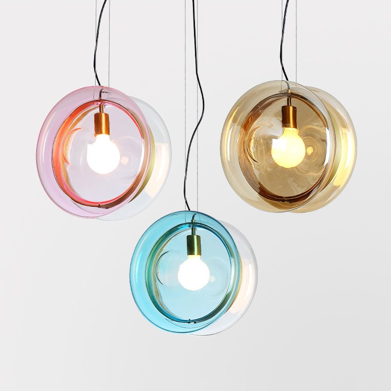 Подвесной светильник PENDANT LIGHT Bomma ORBITAL Прозрачный (Transparent) Янтарь (Amber) Розовый (Rose) Бирюзовый Синий Подвесной светильник PENDANT LIGHT Bomma ORBITAL Прозрачный (Transparent) Янтарь (Amber) Розовый (Rose) Бирюзовый Синий в Твери | Loft Concept