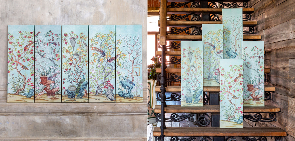 Постер Blue Chinoiserie 1 Постер Blue Chinoiserie 1 - Loft-Concept в Твери