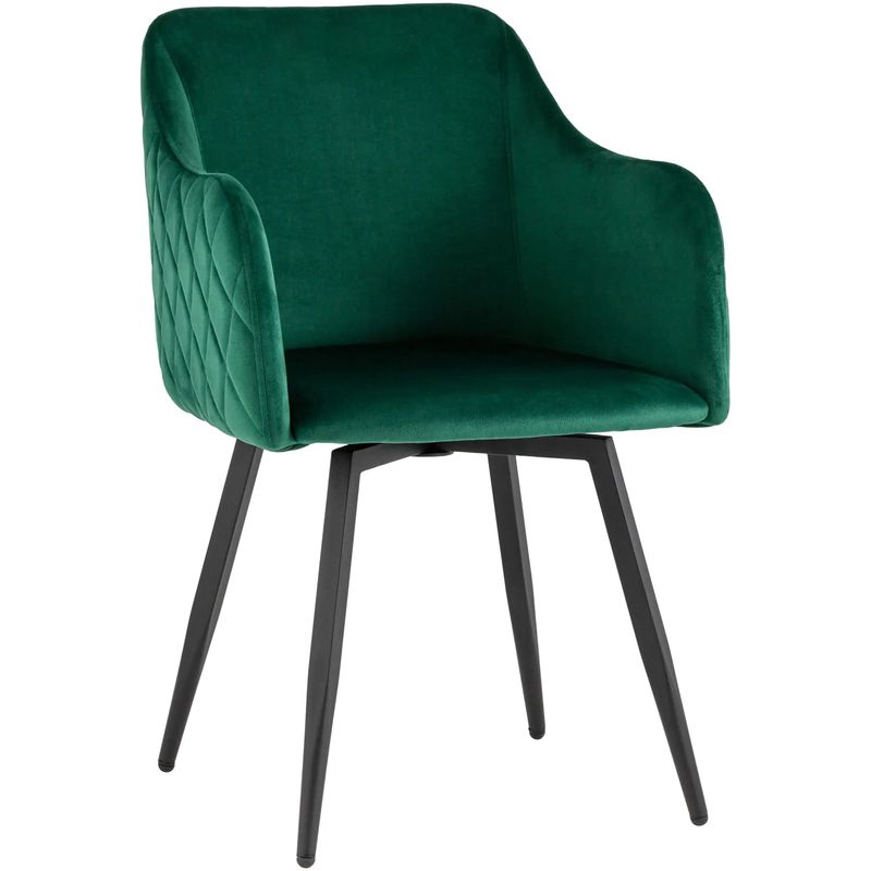 Стул Вращающийся Nika Chair Цвет Изумрудный Зеленый Изумрудный Черный Стул Вращающийся Nika Chair Цвет Изумрудный Зеленый Изумрудный Черный в Твери | Loft Concept