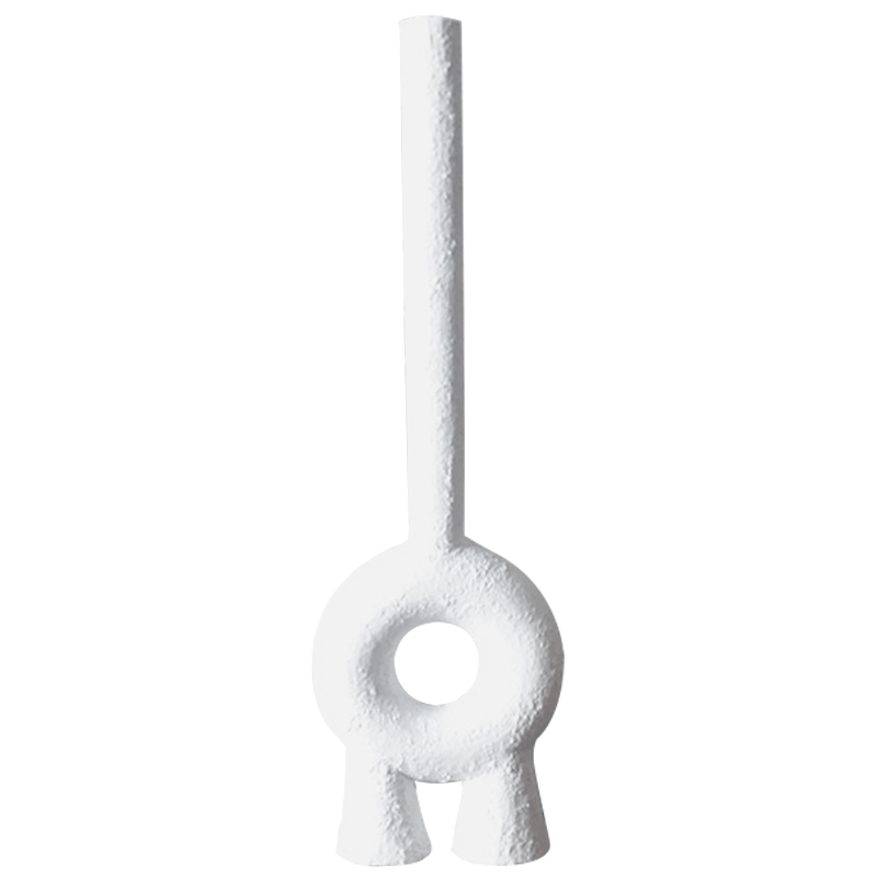 Ваза Long Neck Ceramic Vase by Faina Белый Ваза Long Neck Ceramic Vase by Faina Белый в Твери | Loft Concept