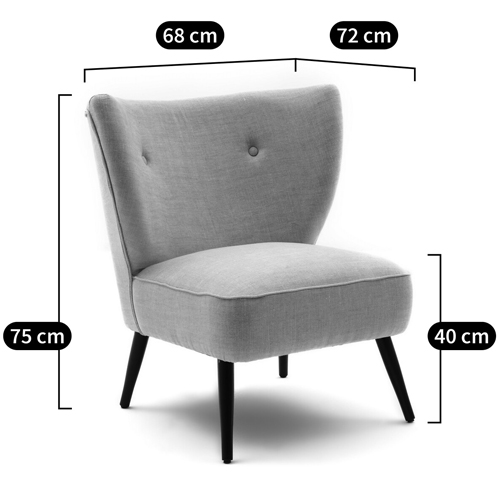 Кресло с декором бахрома Linen Fringe Chair Beige Кресло с декором бахрома Linen Fringe Chair Beige в Твери