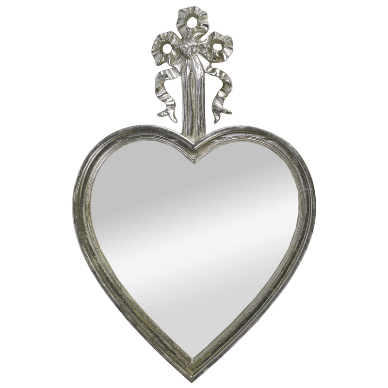 Зеркало Mirror Heart Серебристое Серебряный Зеркало Mirror Heart Серебристое Серебряный в Твери | Loft Concept