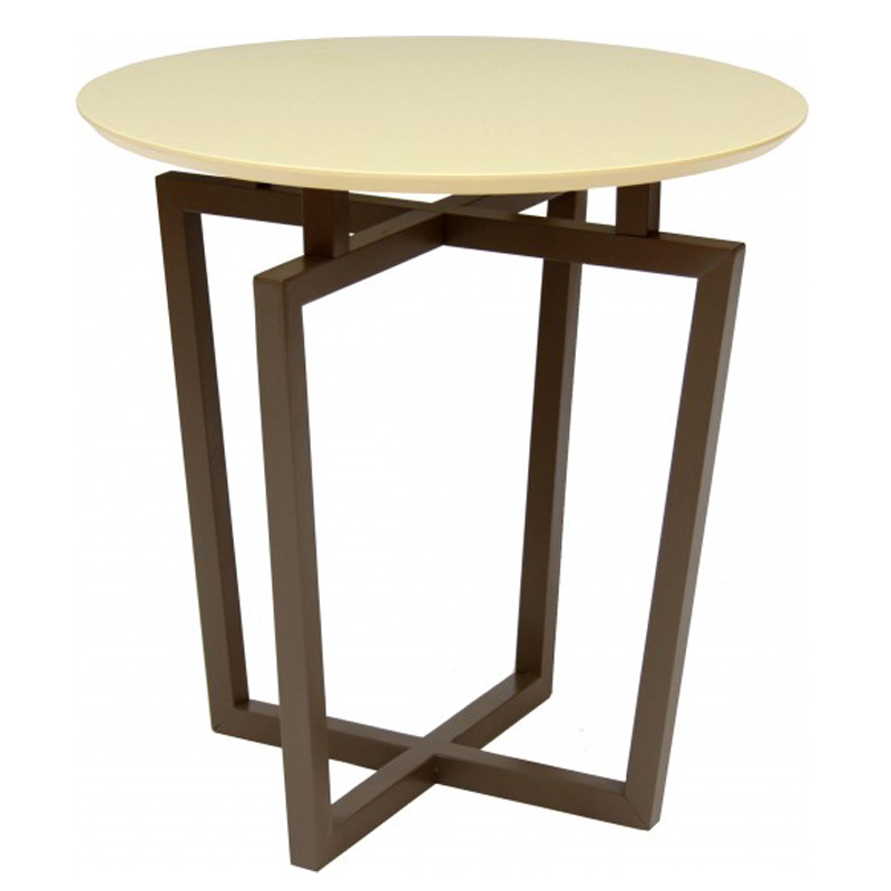 Приставной стол Orrell Side Table Бежевый Коричневый Приставной стол Orrell Side Table Бежевый Коричневый в Твери | Loft Concept
