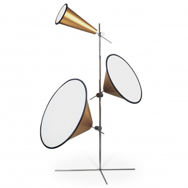 Торшер Tom Dixon Cone Gold Золотой Торшер Tom Dixon Cone Gold Золотой в Твери | Loft Concept