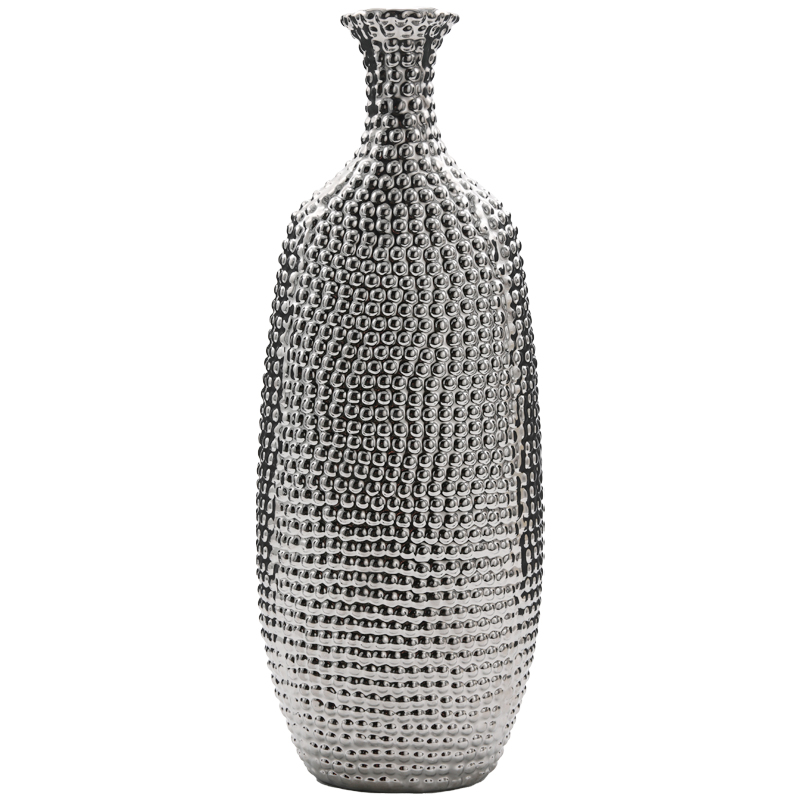 Декоративная ваза Silver Pearle Серебряный Декоративная ваза Silver Pearle Серебряный в Твери | Loft Concept
