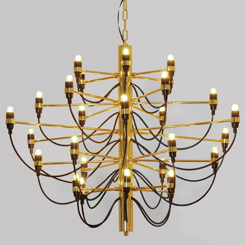 Люстра Flos 2097 30 Brass Gold by Gino Sarfatti Латунь Люстра Flos 2097 30 Brass Gold by Gino Sarfatti Латунь в Твери | Loft Concept
