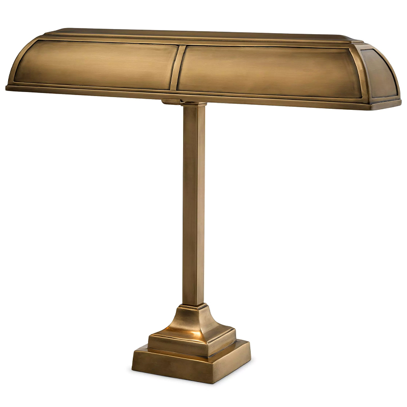 Настольная лампа Eichholtz Desk Lamp Banker Trust Винтажная латунь Настольная лампа Eichholtz Desk Lamp Banker Trust Винтажная латунь в Твери | Loft Concept