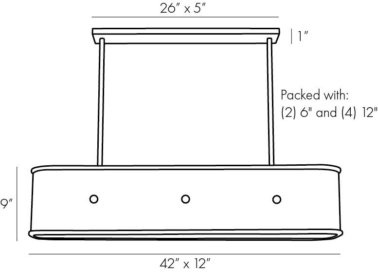 Люстра Arteriors GLENDALE LINEAR CHANDELIER Люстра Arteriors GLENDALE LINEAR CHANDELIER в Твери