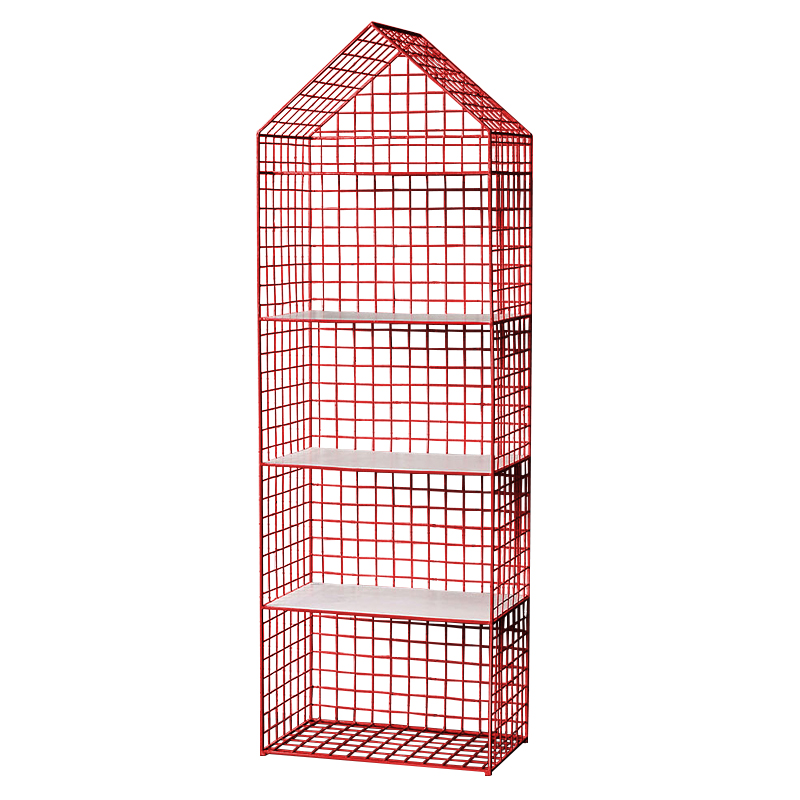 Стеллаж House Industrial Metal Rust Rack Красный Стеллаж House Industrial Metal Rust Rack Красный в Твери | Loft Concept