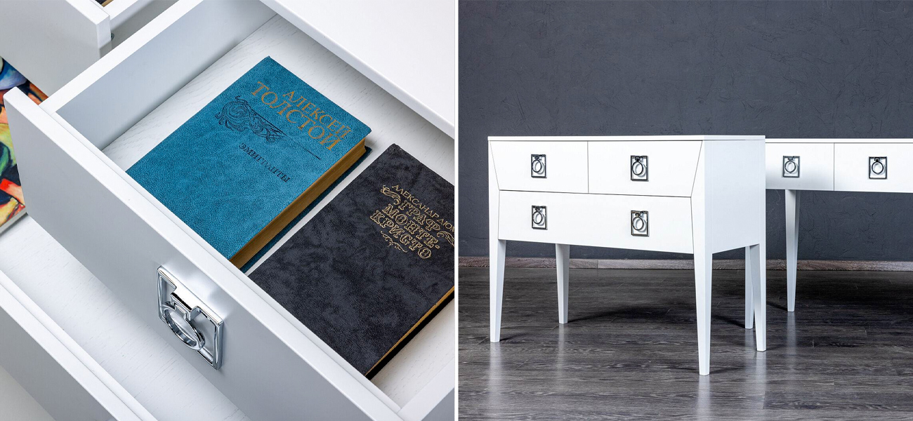 Белый комод Сontemporary Art Deco - фото №1