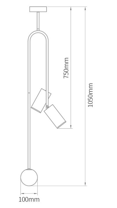 Потолочный светильник Ando Wooden Metal Brass Light 3 плафона Потолочный светильник Ando Wooden Metal Brass Light 3 плафона в Твери