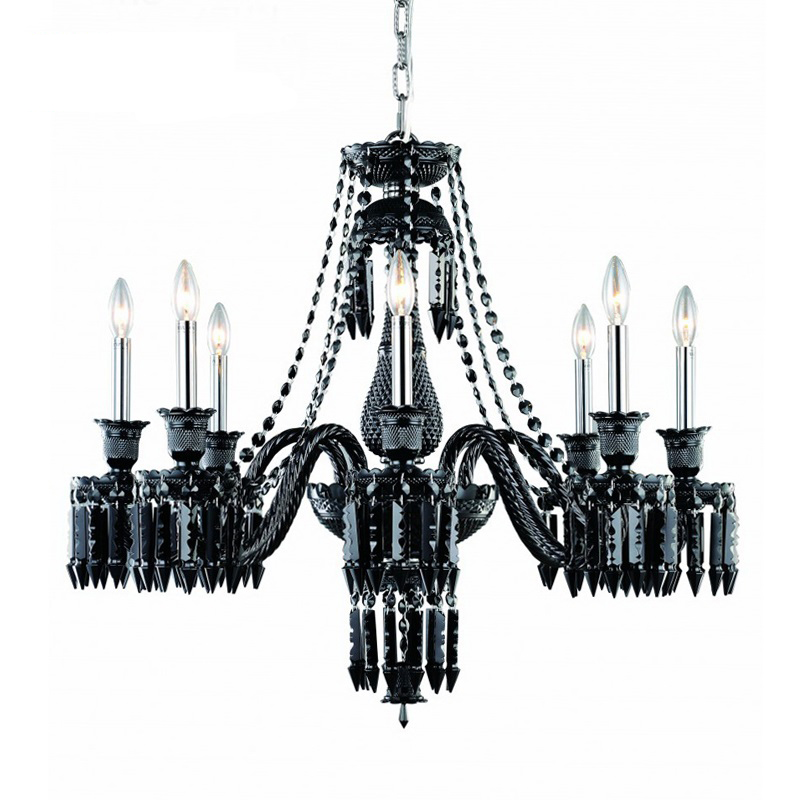 Люстра BACCARAT Zenith Midnight Chandelier 8 Черный Люстра BACCARAT Zenith Midnight Chandelier 8 Черный в Твери | Loft Concept