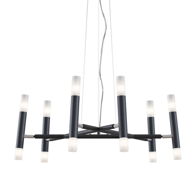 Люстра Arnaut Chandelier 12 Черный Люстра Arnaut Chandelier 12 Черный в Твери | Loft Concept