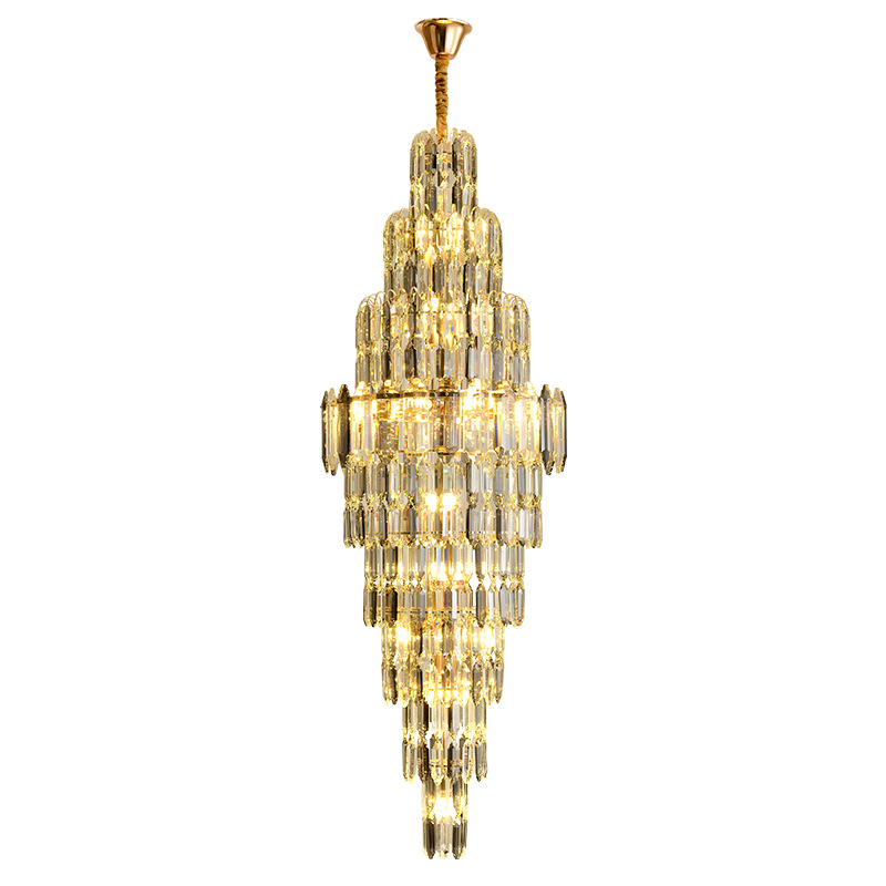 Большая многоярусная люстра Odeon Cascade Chandelier Золотой Прозрачное Стекло Большая многоярусная люстра Odeon Cascade Chandelier Золотой Прозрачное Стекло в Твери | Loft Concept