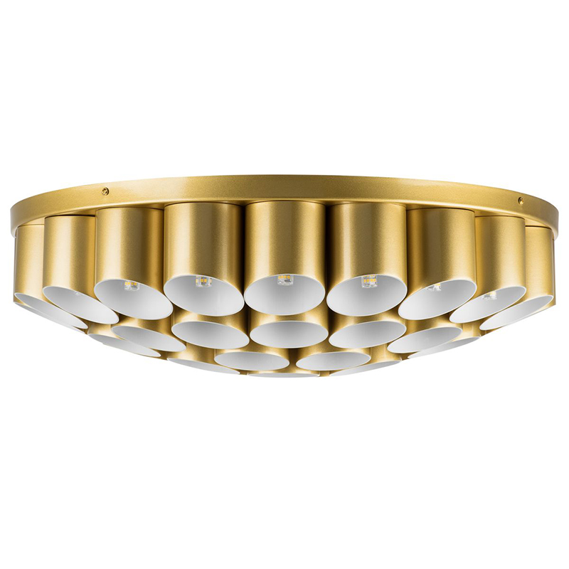 Потолочный светильник Garbi Gold Pipe Organ Ceiling Lamp 40 Золотой Белый Потолочный светильник Garbi Gold Pipe Organ Ceiling Lamp 40 Золотой Белый в Твери | Loft Concept