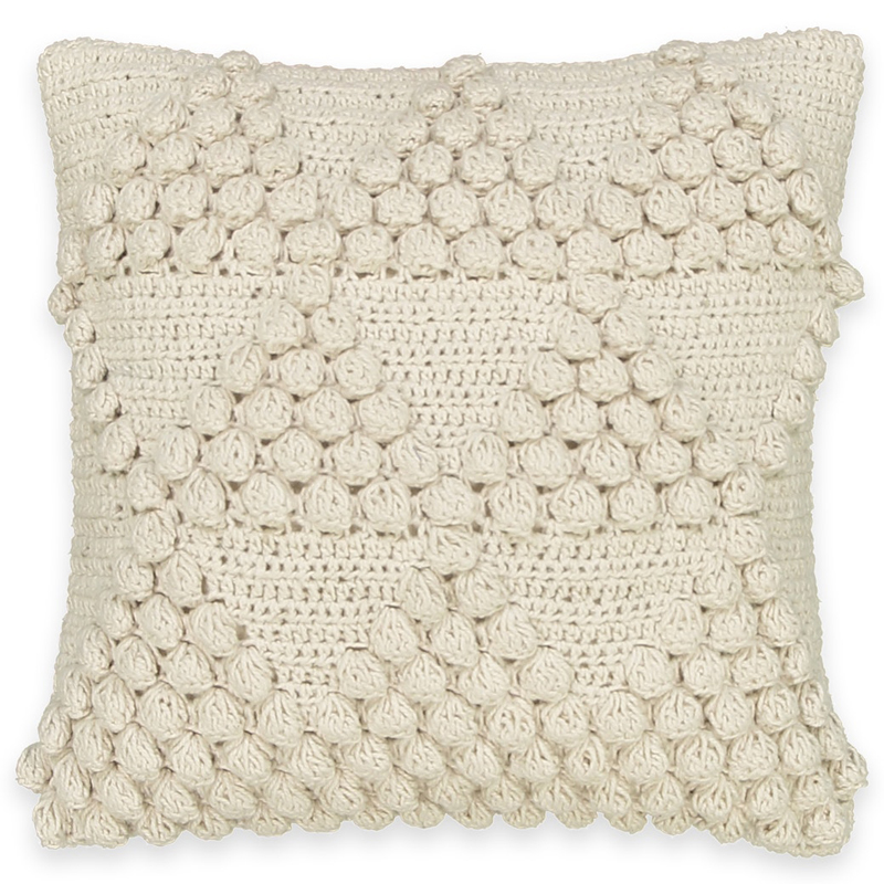 Подушка Macrame Nodules Молочный Подушка Macrame Nodules Молочный в Твери | Loft Concept