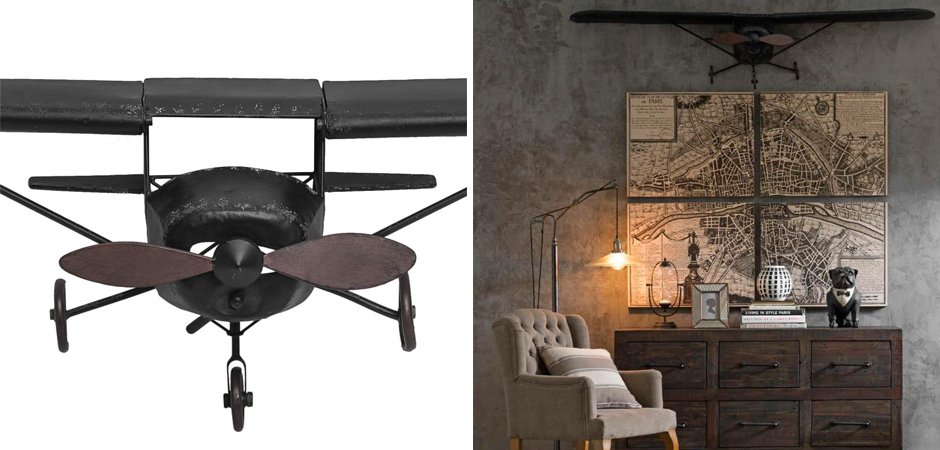Самолет аксессуар на стену Самолет аксессуар на стену - Loft-Concept в Твери