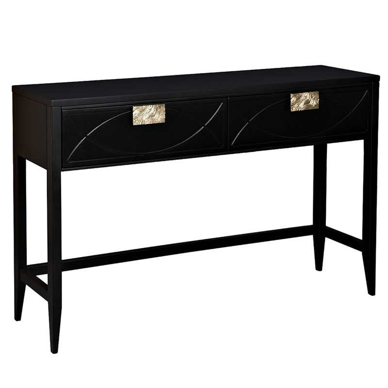 Консоль Amelie Black Console Черный Золотой в Твери | Loft Concept 