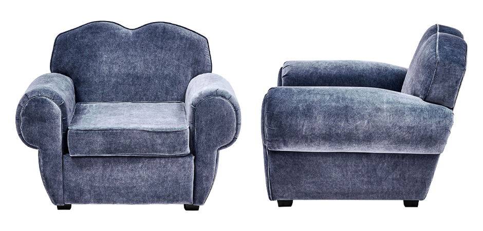 Кресло Braganza Chair Dusty Blueberry Кресло Braganza Chair Dusty Blueberry - Loft-Concept в Твери