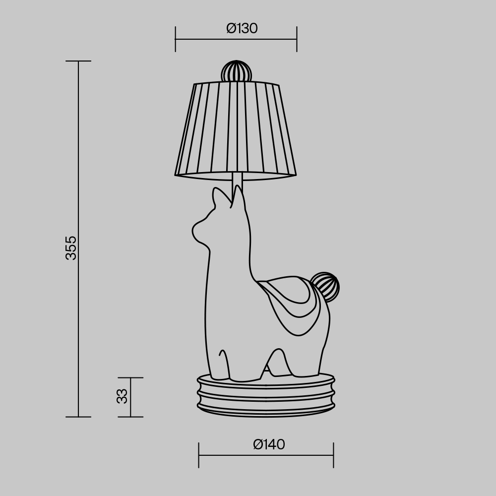 Настольный светильник Senor Alpaca 3000К 7Вт в Твери