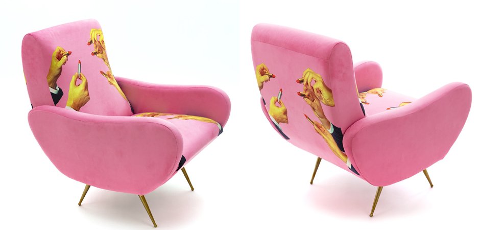 Кресло Seletti Armchair Lipsticks Pink Кресло Seletti Armchair Lipsticks Pink - Loft-Concept в Твери