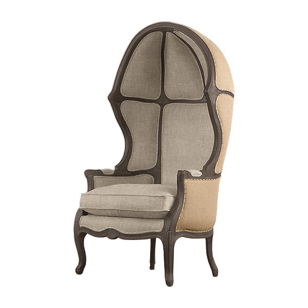 Кресло купол RH Versailles Domed Burlap Backed Chair ivory ( слоновая кость ) Серый Дерево Акация Кресло купол RH Versailles Domed Burlap Backed Chair ivory ( слоновая кость ) Серый Дерево Акация в Твери | Loft Concept