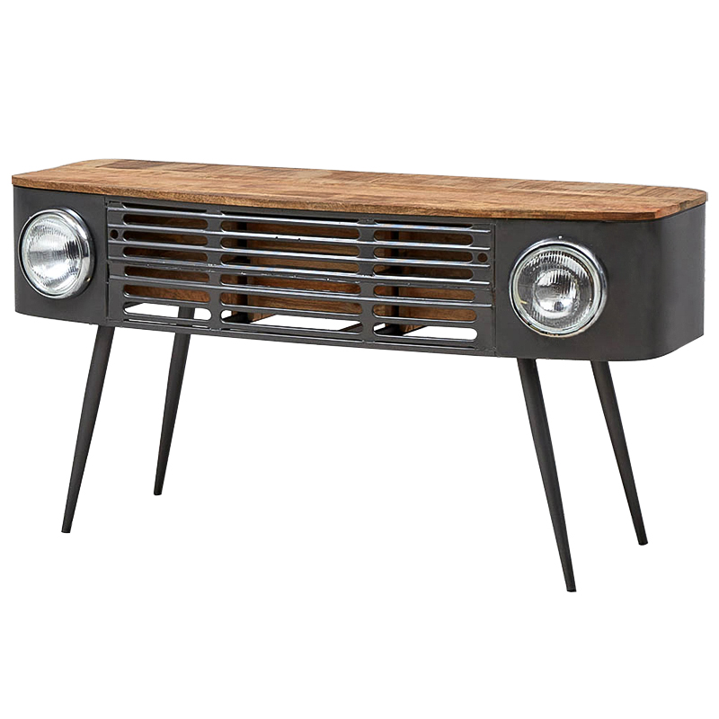 Консоль Loft Car Console Table Древесина Графит Консоль Loft Car Console Table Древесина Графит в Твери | Loft Concept