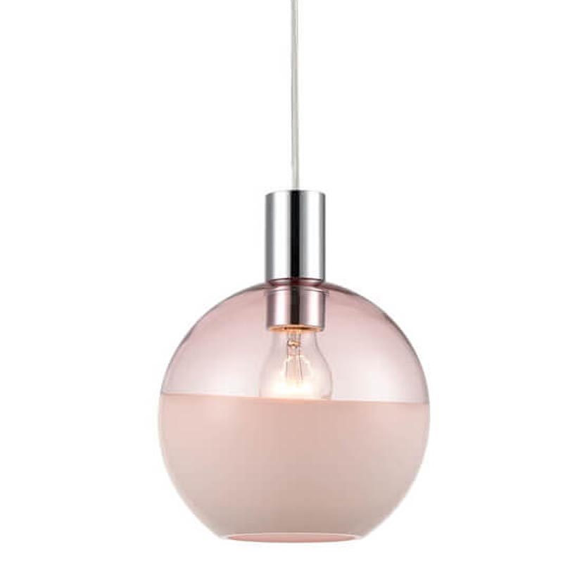 Подвесной светильник Rachel pink Хром Розовый Подвесной светильник Rachel pink Хром Розовый в Твери | Loft Concept