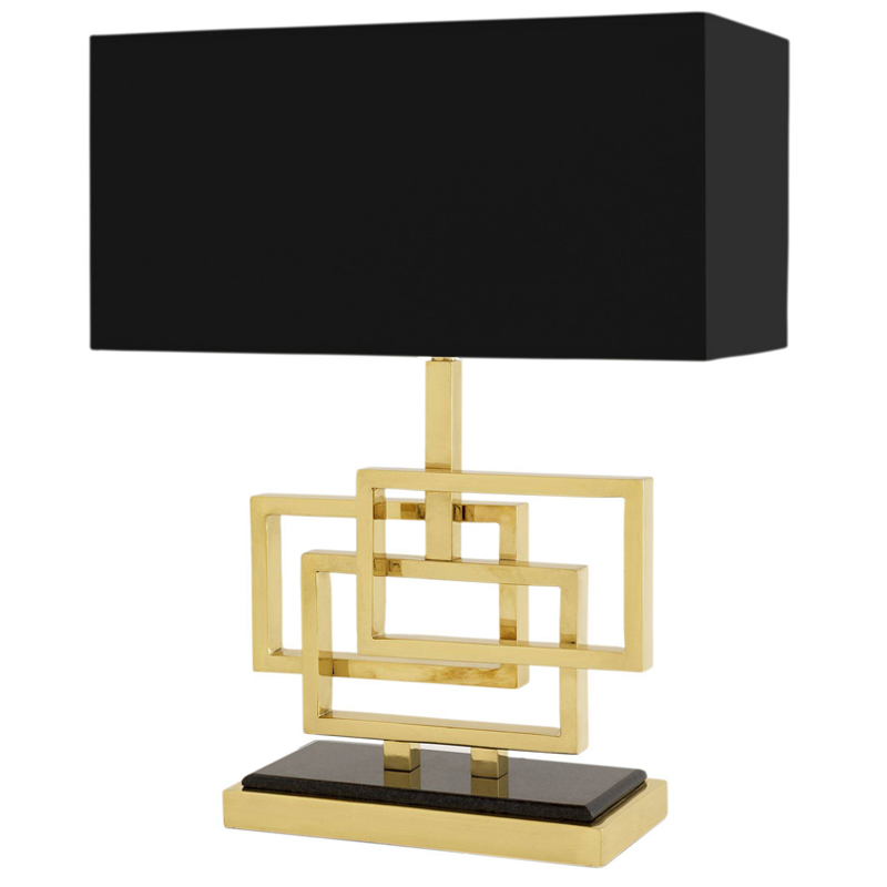 Настольная лампа Eichholtz Table Lamp Windolf Brass Латунь Черный Настольная лампа Eichholtz Table Lamp Windolf Brass Латунь Черный в Твери | Loft Concept