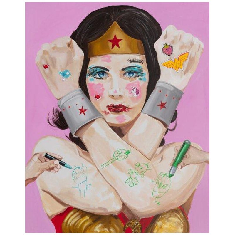 Картина Inner Child - Wonder Woman Мульти Картина Inner Child - Wonder Woman Мульти в Твери | Loft Concept