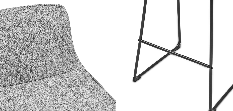 Барный стул Alonzo Bar Stool Gray Барный стул Alonzo Bar Stool Gray - Loft-Concept в Твери