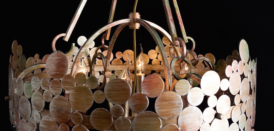 Люстра Round Iron Shod Chandelier Люстра Round Iron Shod Chandelier - Loft-Concept в Твери