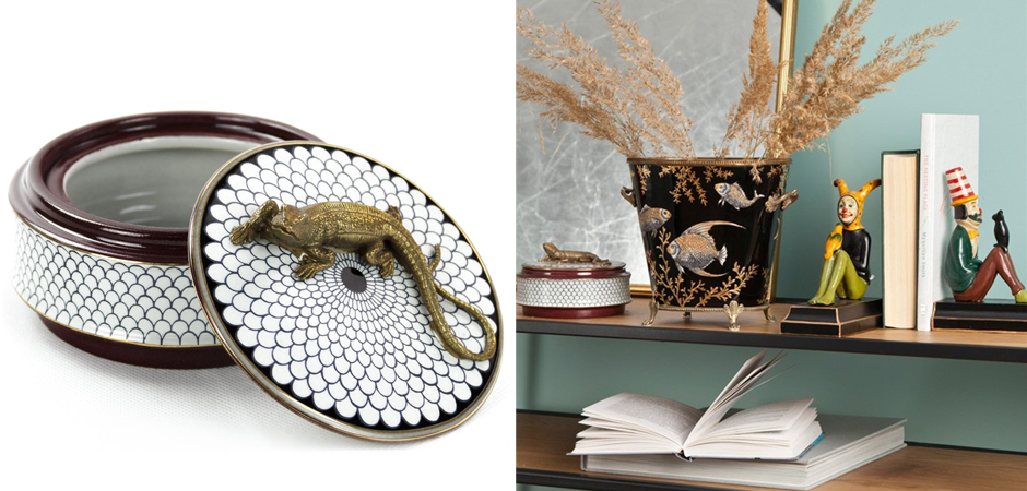 Шкатулка Box Bronze Lizard Шкатулка Box Bronze Lizard - Loft-Concept в Твери
