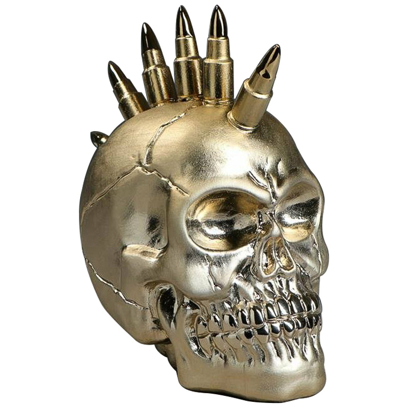 Статуэтка Skull Iroquois Золотой Статуэтка Skull Iroquois Золотой в Твери | Loft Concept